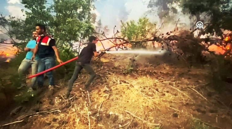 Kahramanmaraş'ta orman yangını - Resim: 5